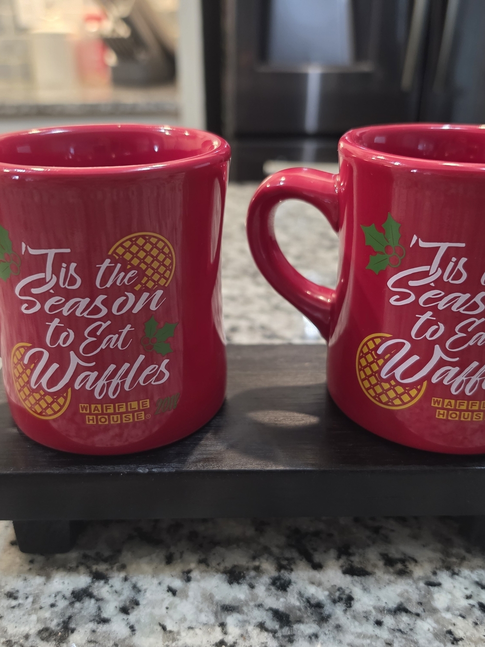 Waffle House Red Holiday 'Tis the Season to Eat Waffles Mug